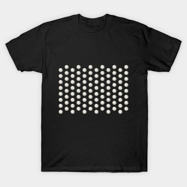 Pearls T-Shirt by ElleNico Art & Design